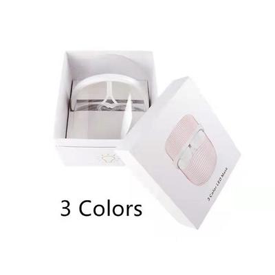 LED Light Face Mask Skin Rejuvenation Smoothes Wrinkle Acne Daily Skin Care At Home