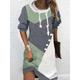 Women's Hoodie Dress Winter Dress Shift Dress Mini Dress Colorful Light Green Blue Long Sleeve Floral Print Fall Winter Autumn Hooded Vacation Vacation Fall Dress 2023 S M L XL XXL 3XL