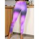 Women's Leggings Polyester Heart Pink Blue Athleisure High Waist Ankle-Length Yoga Sports Outdoor Spring Fall