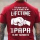 Graphic Letter Hand Vintage Fashion Designer Men's 3D Print T shirt Tee Back Print T Shirt Papa T Shirt Outdoor Daily Sports T shirt Black Red Navy Blue Short Sleeve Crew Neck Shirt Spring Summer