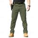 Men's Cargo Pants Cargo Trousers Trousers Tactical Pocket Classic Multiple Pockets Solid Color Comfort Outdoor Full Length Casual Daily Streetwear Stylish Black Army Green Micro-elastic