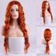 Synthetic Wig Body Wave Middle Part Machine Made Wig Pink Long A1 A2 A3 A4 A5 Synthetic Hair Women's Classic Fashion Pink Red / Daily Wear