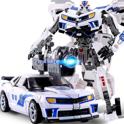 20CM Transformation Toys Anime Robot Car Action Figure Plastic ABS Cool Movie Aircraft Engineering Model Kids Boy Gift