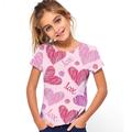 Fashion Animal Cute Printed Short Sleeve T-Shirt Fashion 3D Printed Colorful Shirts For Boys And Girls