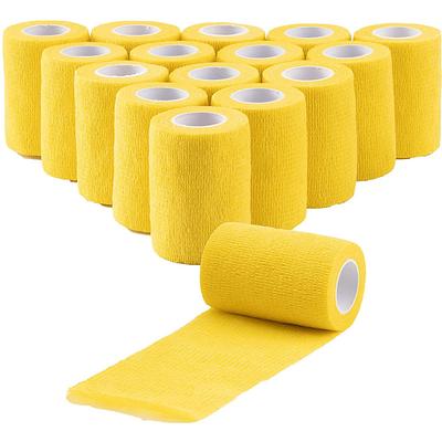 Self Adhesive Bandage Wrap Solid Colors Non-woven Breathable Water-resistant Vet Wrap 5x450cm(2 Inch X 5 Yards)