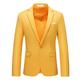 Men's Business Blazer Wedding Sport Coat Classic Solid Fit Suit Coat Plus Size Dress Office Formal Blazer Black White Yellow Pink 2024