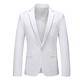 Men's Business Blazer Wedding Sport Coat Classic Solid Fit Suit Coat Plus Size Dress Office Formal Blazer Black White Yellow Pink 2024