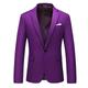 Men's Business Blazer Wedding Sport Coat Classic Solid Fit Suit Coat Plus Size Dress Office Formal Blazer Black White Yellow Pink 2024