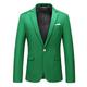 Men's Business Blazer Wedding Sport Coat Classic Solid Fit Suit Coat Plus Size Dress Office Formal Blazer Black White Yellow Pink 2024