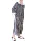 Men's Plus Size Pajamas Robe Bathrobe Robes Gown Pure Color Stylish Casual Comfort Home Daily Flannel Comfort Warm Long Robe Pocket Winter Fall Navy Blue Purple