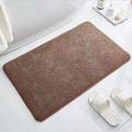 1pc Solid Color Memory Foam Bath Rug, Soft Non-Slip Absorbent Bath Mat, Machine Washable Shower Carpet For Home Bathroom, Bathroom Accessories ,Bathroom Decor