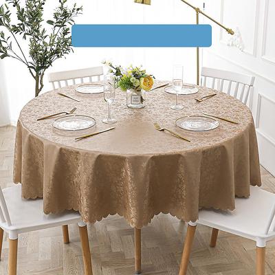 Round Table Cloth Vinyl Tablecloth Wipe Clean Spring Tablecloth Oilcloth Farmhouse Outdoor Picnic Cloth Table Cover For Wedding Dining