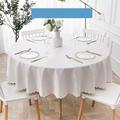 Round Table Cloth Vinyl Tablecloth Wipe Clean Spring Tablecloth Oilcloth Farmhouse Outdoor Picnic Cloth Table Cover For Wedding Dining