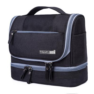 Men's Women's Handbag Makeup Bag Cosmetic Bag Polyester Oxford Cloth Holiday Beach Travel Zipper Large Capacity Waterproof Breathable Solid Color Black Red Blue