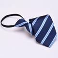 Men's Neckties Zip Tie Men Ties Zipper Tie Adjustable Bow Polka Dot Plain Striped Wedding Birthday Party