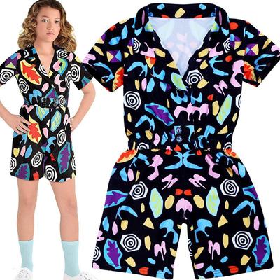 Girls' 3D Print Jumpsuit Summer Spring Active Kids 9-13 Years Casual Daily