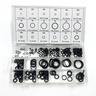 225Pcs Rubber O-Ring Washer Seals Assortment Black For Car 18 Sizes