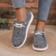 Women's Sneakers Boat Shoes Canvas Shoes Plus Size Canvas Shoes Platform Sneakers Outdoor Daily Solid Color Color Block Summer Flat Heel Round Toe Casual Preppy Running Tennis Shoes Canvas Microfiber