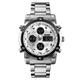 SKMEI Men's Wristwatch Luxury Fashion Modern Casual Quartz Watch Waterproof Calendar Countdown Alarm Clock Stainless Steel Sports Watch