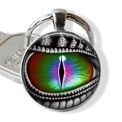 2pc Dragon Eye Time Gemstone Keychain