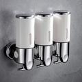 3 in1 Wall Mounted Shower Dispenser Bathroom Shower Pump Dispenser for Shower Gel Shampoo Soap(3500ml)