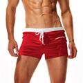Men's Swim Shorts Swim Trunks Quick Dry with Mesh Lining Board Shorts Drawstring Zipper Pocket Breathable Bottoms - Swimming Surfing Beach Water Sports Solid Colored Spring Summer