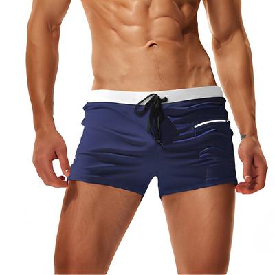 Men's Swim Shorts Swim Trunks Quick Dry with Mesh Lining Board Shorts Drawstring Zipper Pocket Breathable Bottoms - Swimming Surfing Beach Water Sports Solid Colored Spring Summer