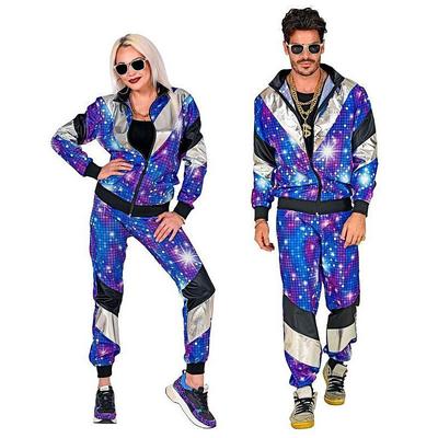 Hippie 1980s Street Style Outfits Jacket Shorts Carnival Costume Disco Men's Women's Masquerade Party / Evening Dailywear Casual Daily Adults' Top Pants