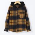 Kids Boys Shirt Plaid Long Sleeve School Fashion Black And White Spring Clothes 7-13 Years