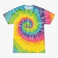 Unisex Retro Tie Dye Shirt for Men Women 1970S 1980S Hippies Retro Vintage Senior Tie-Dye Tee T-shirt Disco Casual Daily Halloween Carnival