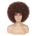 Afro Wig - 70s Blonde Afro Wig For Women Soft Afro Kinky Curly Hair Wigs With Bangs Natural Looking 70's Disco Big Afro Curly Wig For Men Bouncy Blonde Afro Puff Wig Synthetic Hair Big Afro Wig Halloween Cosplay Party Wigs