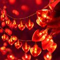 Heart Love Lights 10/20/40leds Heart Shaped String Lights for Party Wedding Birthday Home Battery Operated