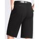 Men's Shorts Chino Shorts Bermuda shorts Work Shorts Pocket Plain Comfort Breathable Business Casual 100% Cotton Elegant Vintage Black Yellow Inelastic