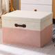 Fabric Folding Storage Box Household Wardrobe Quilt Finishing Box With Lid Large Storage Basket Car Drawer Type Storage Box