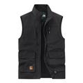 Men's Vest Gilet Fishing Vest Hiking Vest Sleeveless Vest Gilet Jacket Outdoor Street Daily Going out Streetwear Casual Spring Fall Pocket Polyester Nylon Breathable Plain Zipper Stand Collar Loose