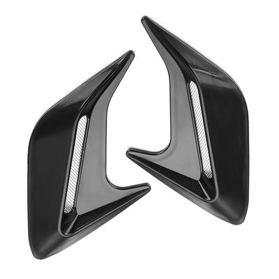 2PCS Car Side Vent Air Flow Fender Intake ABS Sticker Shark Gills Auto Simulation Side Vents Styling Car Accessories