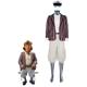 Charlie and the Chocolate Factory Wonka Oompa Loompa Cosplay Costume Outfits Men's Movie Cosplay Cosplay WhiteBrown Carnival Masquerade Coat Shirt Pants