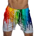 Men's Board Shorts Swim Shorts Swim Trunks Summer Shorts Beach Shorts Drawstring with Mesh lining Elastic Waist Print Graphic Prints Colorful Breathable Quick Dry Short Holiday Beach Swimming Pool