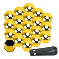 20Pcs/Set Wheel Nut Rim Cover 17/19/21mm Nut Car Wheel Auto Hub Screw Protection Anti-Theft Cover Cap for Car