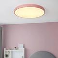 30 cm LED Ceiling Lights Dimmable Circular Design Ceiling Lamps Metal Stylish Painted Finishes Modern Minimalist Style Kids Room Bedroom Living Room Lights 110-240 V