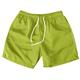Men's Athletic Shorts Active Shorts Shorts Casual Shorts Drawstring Plain Comfort Breathable Outdoor Daily Going out Fashion Casual Yellow Light Green