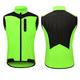 WOSAWE Men's Cycling Vest Sleeveless Black Green Dark Navy Patchwork Bike Vest / Gilet High Visibility Waterproof Windproof Breathable Reflective Strips Polyester Sports Patchwork Clothing Apparel