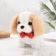 Simulated Electric Dog Plush Electric Dog Can Walk Bark Nod And Wag Its Tail Children's Toy Dog Stall