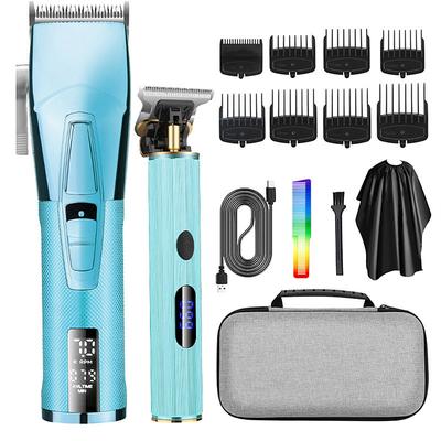 Rechargeable Electric Men's Hair clipper - T-blade hair clipper for beard trimming - Professional quality