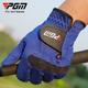 Golf Gloves Fabric for Men Male Slip-Resistant Breathable Granules Microfiber Cloth Left Hand Sport Gloves Blue