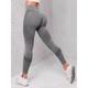 Women's Leggings Solid Colored High Cut Ankle-Length High Elasticity High Waist Fashion Streetwear Yoga Sport Dark Grey Black S M Fall Winter