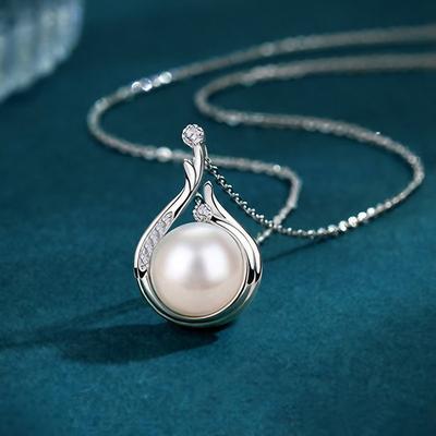 Necklace Pearl Imitation Pearl Zircon Women's Fashion Simple Classic Lovely Wedding Geometric Necklace For Party Gift