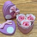 Women's Day Mother's Day Gifts for Girls Gift Soap Flower Gift Box Creative Small Gift Heart-shaped Housewarming Candy Box Rose Hand Gift