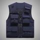 Men's Vest Gilet Fishing Vest Hiking Vest Sleeveless Vest Gilet Jacket Outdoor Street Holiday Daily Wear Streetwear Chic Modern Summer Spring Pocket Polyester Breathable Quick Dry Pure Color Zipper