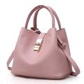 Women's Handbag Crossbody Bag Shoulder Bag PU Leather Office Daily Chain Solid Color Black Pink Red